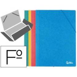 Carpeta Liderpapel gomas colores surtidos