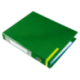 Carpeta Liderpapel cartÃ³n forrado Color System A4 verde 