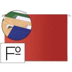 Carpeta colgante Liderpapel Folio Kraft rojo
