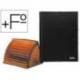 Carpeta clasificadora carton Paper Coat Liderpapel Folio negro