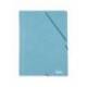 Carpetas de gomas en carton prespan Liderpapel Folio verde 880 g/m2