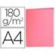 Subcarpeta de cartulina Liderpapel Din A4 color Rosa pastel 180g/m2