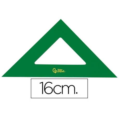 Escuadra acrilica Liderpapel 16 cm