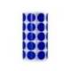 GOMETS MARCA LIDERPAPEL AUTOADHESIVO S CIRCULOS 20 MM AZUL ROLLO DE 2000 UNIDADES EN CAJA DE CARTON