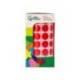 GOMETS LIDERPAPEL AUTOADHESIVO S CIRCULOS 15 MM ROJO ROLLO DE 2500 UNIDADES EN CAJA DE CARTON