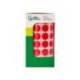 GOMETS LIDERPAPEL AUTOADHESIVO S CIRCULOS 15 MM ROJO ROLLO DE 2500 UNIDADES EN CAJA DE CARTON