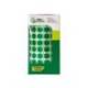 GOMETS MARCA LIDERPAPEL AUTOADHESIVO S CIRCULOS 10,5 MM VERDE ROLLO DE 6000 UNIDADES EN CAJA DE CARTON