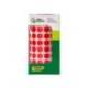 GOMETS MARCA LIDERPAPEL AUTOADHESIVO S CIRCULOS 10,5 MM ROJO ROLLO DE 6000 UNIDADES EN CAJA DE CARTON