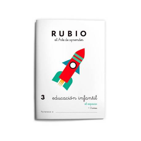CUADERNO MARCA RUBIO EDUCACION INFANTIL 3 EL ESPACIO