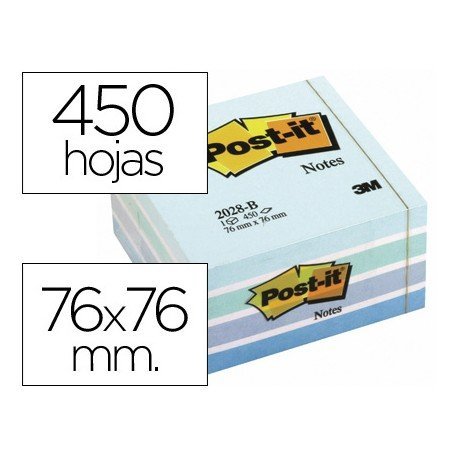 Post-it ® Bloc quita y pon 450 hojas