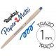Boligrafo Borrable Paper mate Replay III con goma incorporada color azul 1 mm