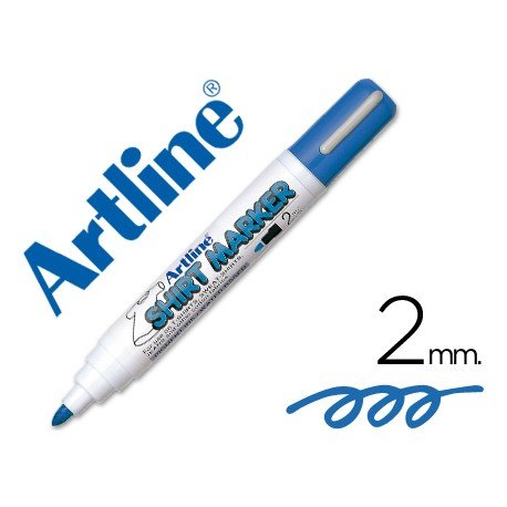 Rotulador para tela textil Artline azul
