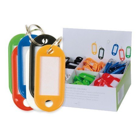 Llaveros portaetiquetas Liderpapel (14868) - 20milproductos.com