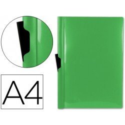 Carpeta dossier con pinza lateral Liderpapel 60 hojas Din A4 verde