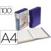 Carpeta escaparate 100 fundas Beautone azul