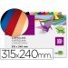 Bloc de cartulinas para trabajos manuales Liderpapel 240x315mm 10 hojas de colores surtidos