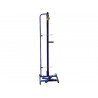 GUILLOTINA para bobinas METALICO CON RUEDAS -PARA ROLLOS DE HASTA 1.20 MT