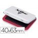 Tampon artline nº00 color rojo 40x63 mm.