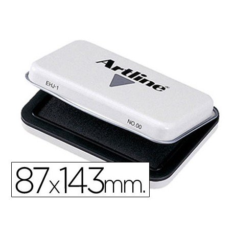 Tampon artline nº2 color negro 87x143 mm