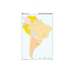 Mapa mudo America del Sur politico
