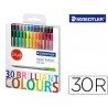Rotulador Staedtler Triplus Fineliner 334 pack 24+6 Punta Fina Triangular Lavable