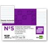 Ficha rayada Liderpapel N5