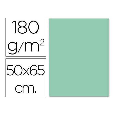 Cartulina Liderpapel verde 180 g/m2