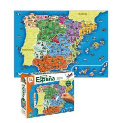 Puzzle a partir de 5 años Provincias de España Diset